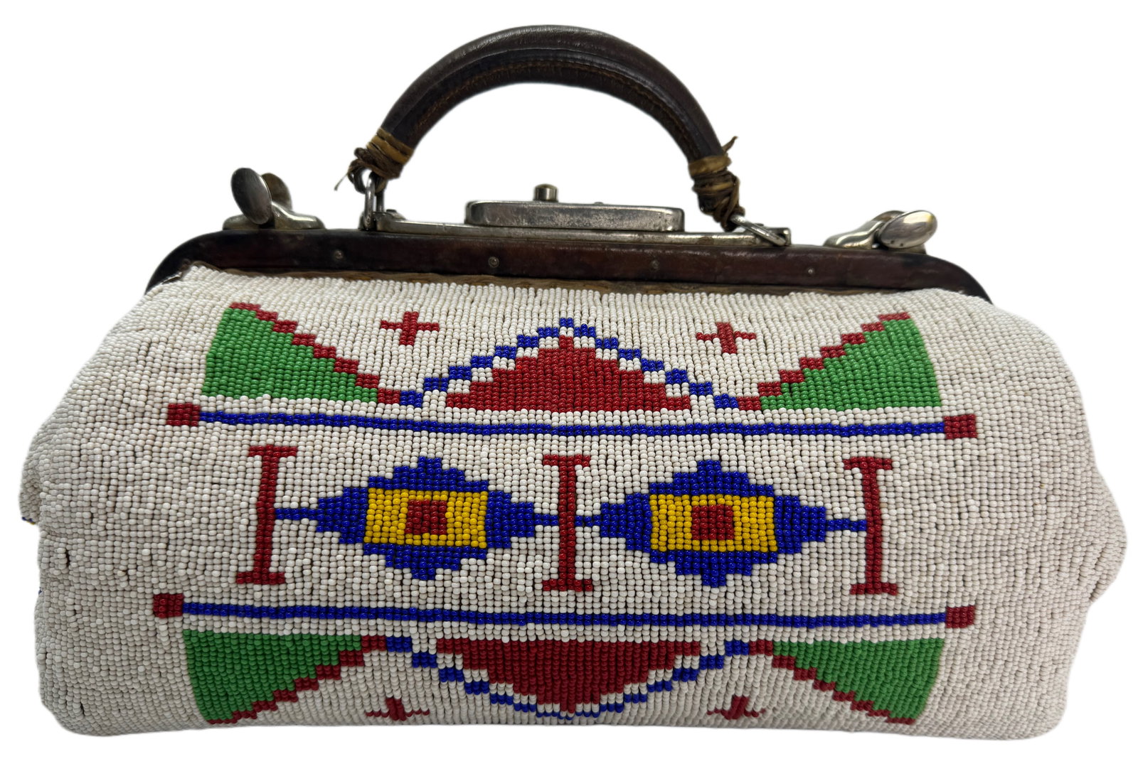 Authentic Sioux Large Beaded Hide Doctor’s Bag Native American with Provenance Medicine Dr (1 of 18)