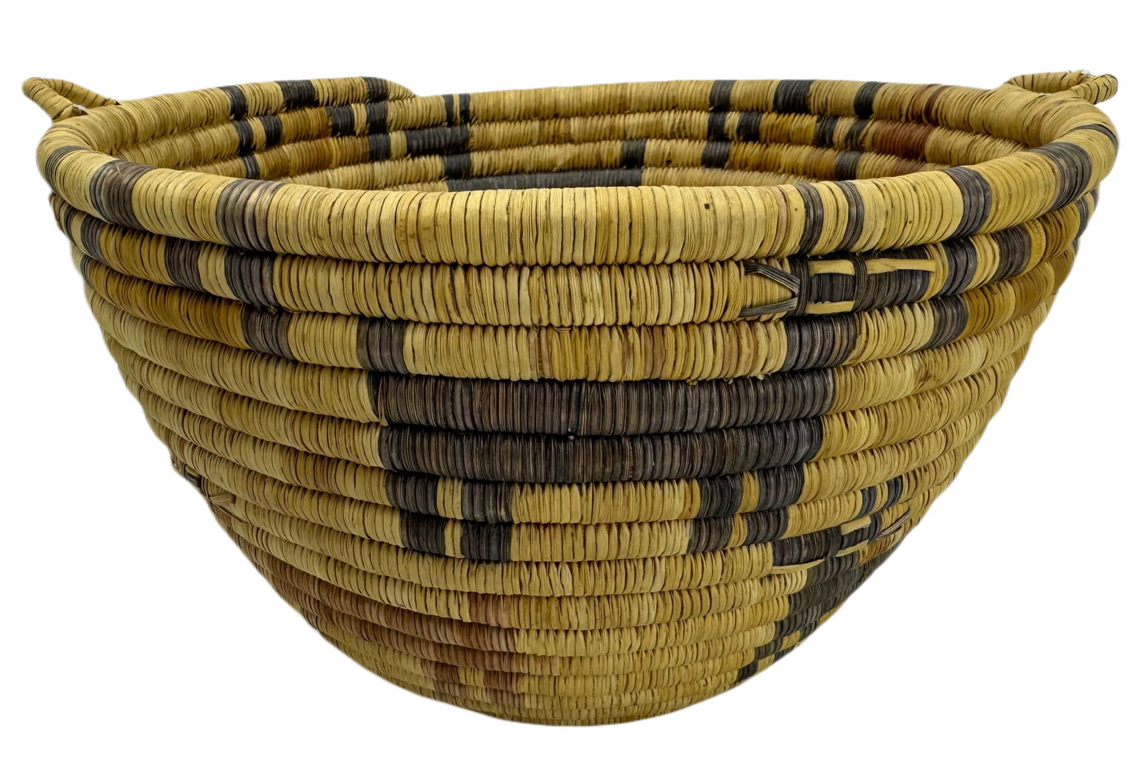 Large Hopi Coiled Handled Horse Motif Basket 11 Inches Southwestern Native American with Provenance (1 of 8)