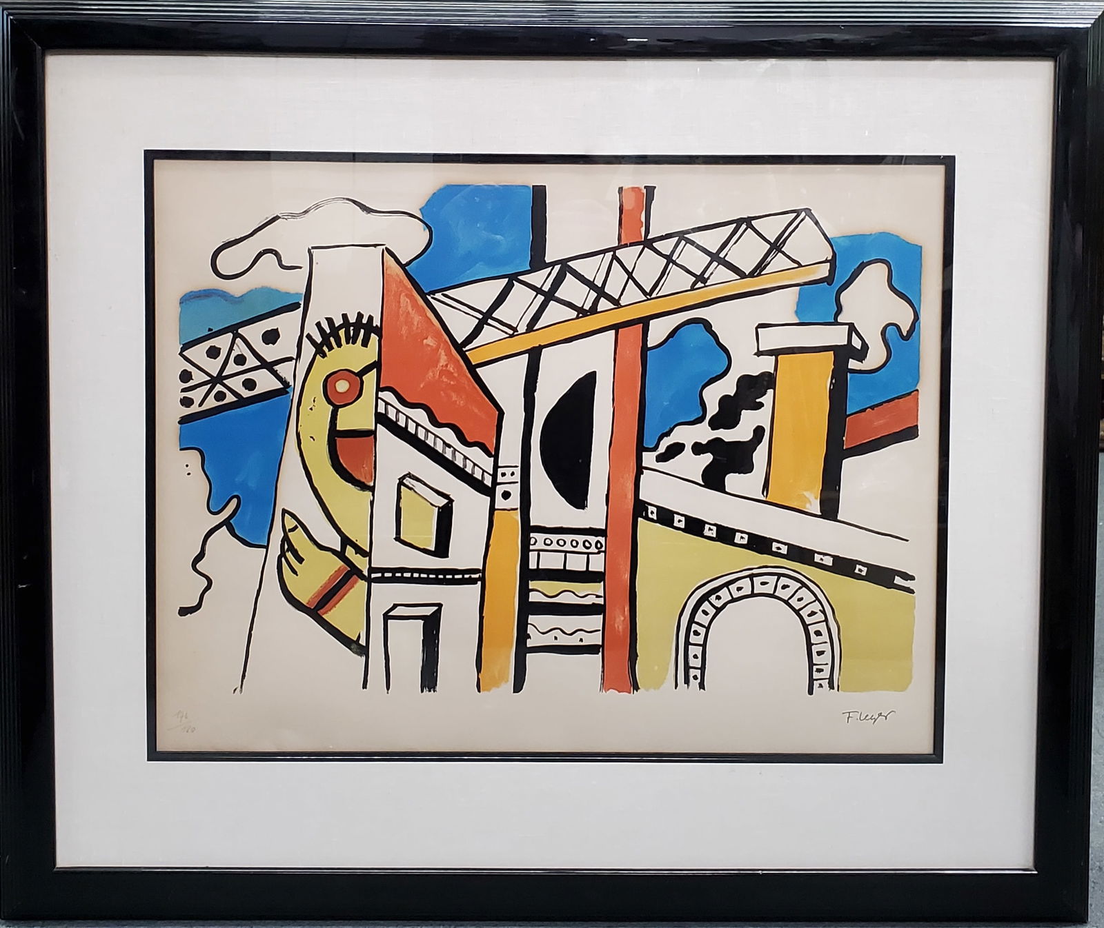 Ferdinand Leger ed180 Silkscreen Print French Cubist Abstract Modernist (1 of 5)