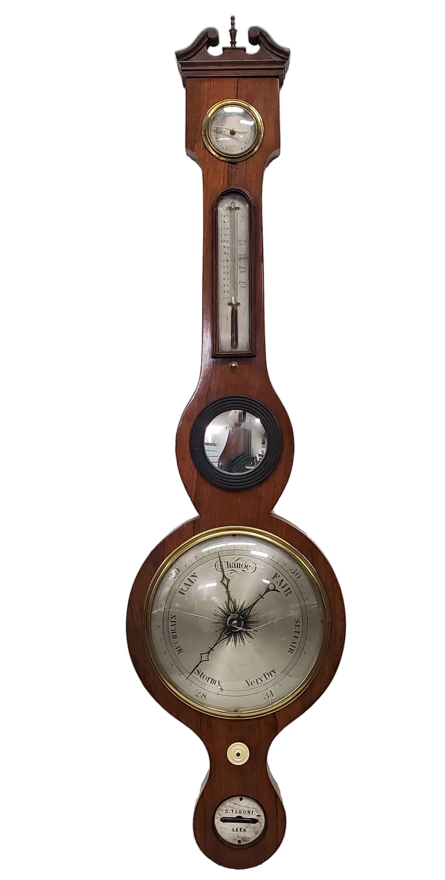 D Taroni Leek Banjo Barometer Thermometer Hygrometer (1 of 8)