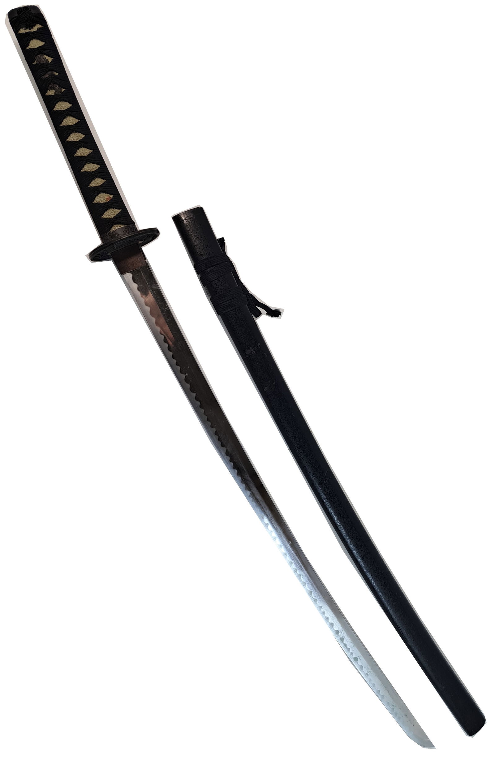 Late 20th Century Decorative Samurai Sword Japanese Manner Katana 29.1 Inch Blade W/ Scabbard (1 of 8)