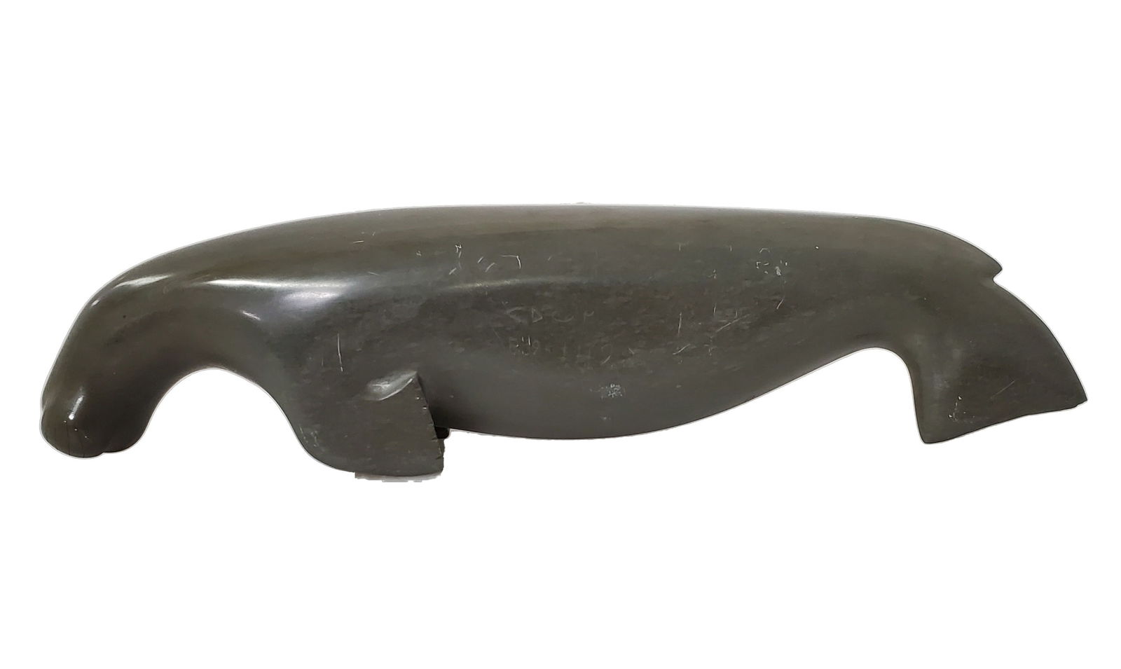 Vintage Inuit Carved Stone Soapstone Walrus Statue Sculpture Figure Heavy Native North American Mamm (1 of 5)