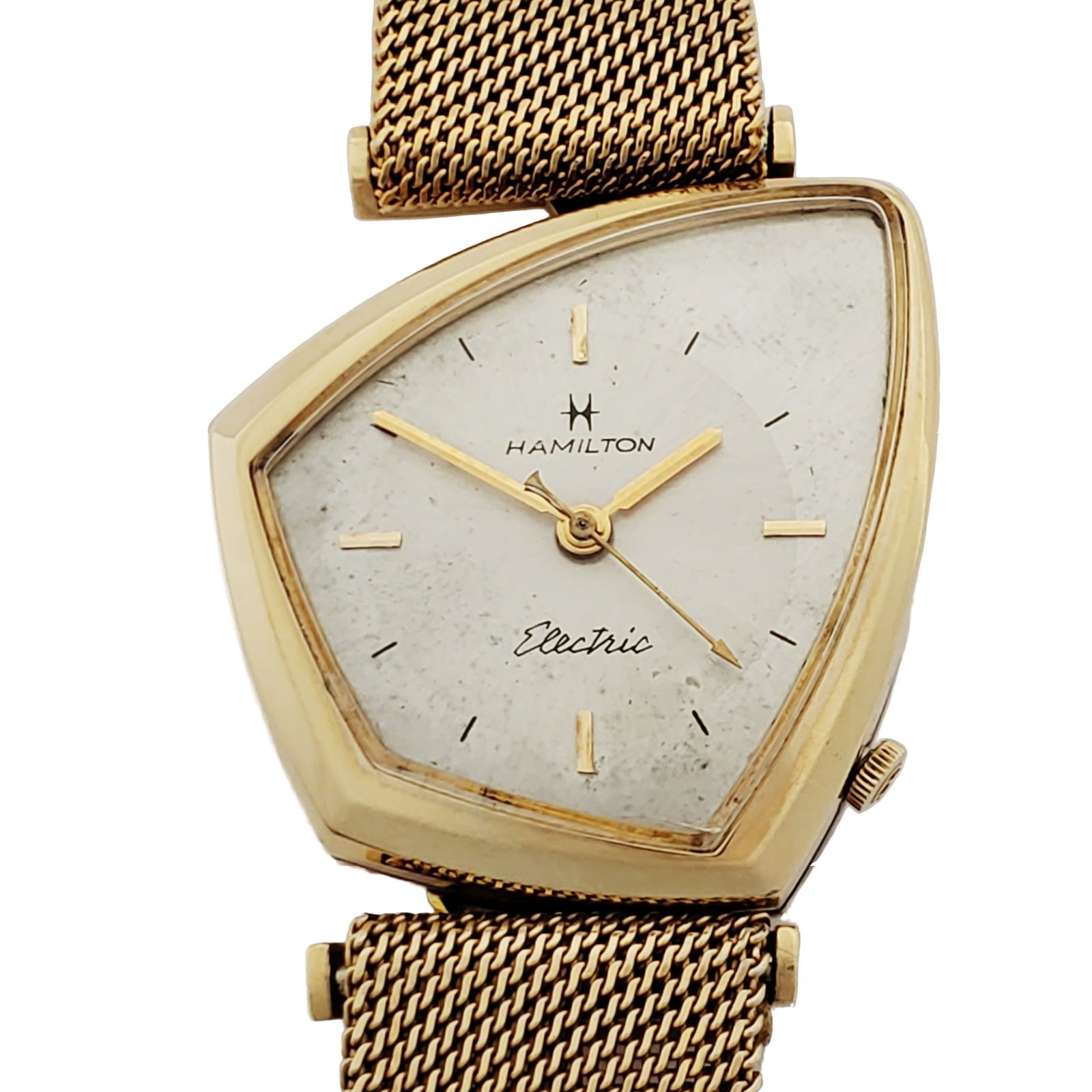 Hamilton Altair Electric Arbib Asymmetric Mid Century Vintage Mens Watch Box Papers (1 of 8)