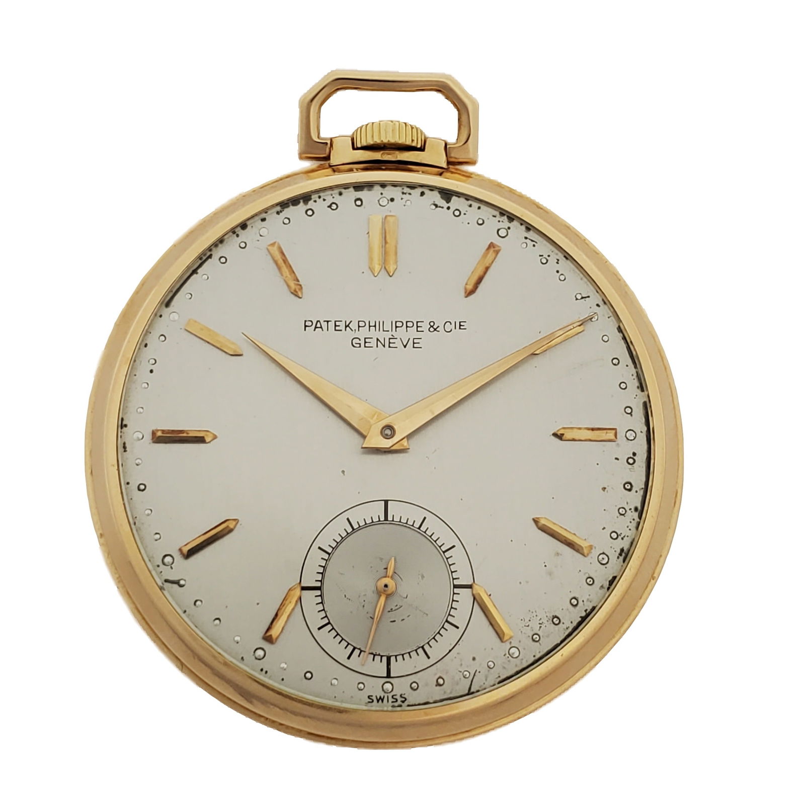 18k Gold Patek Philippe Art Deco Mens Pocket Watch (1 of 3)