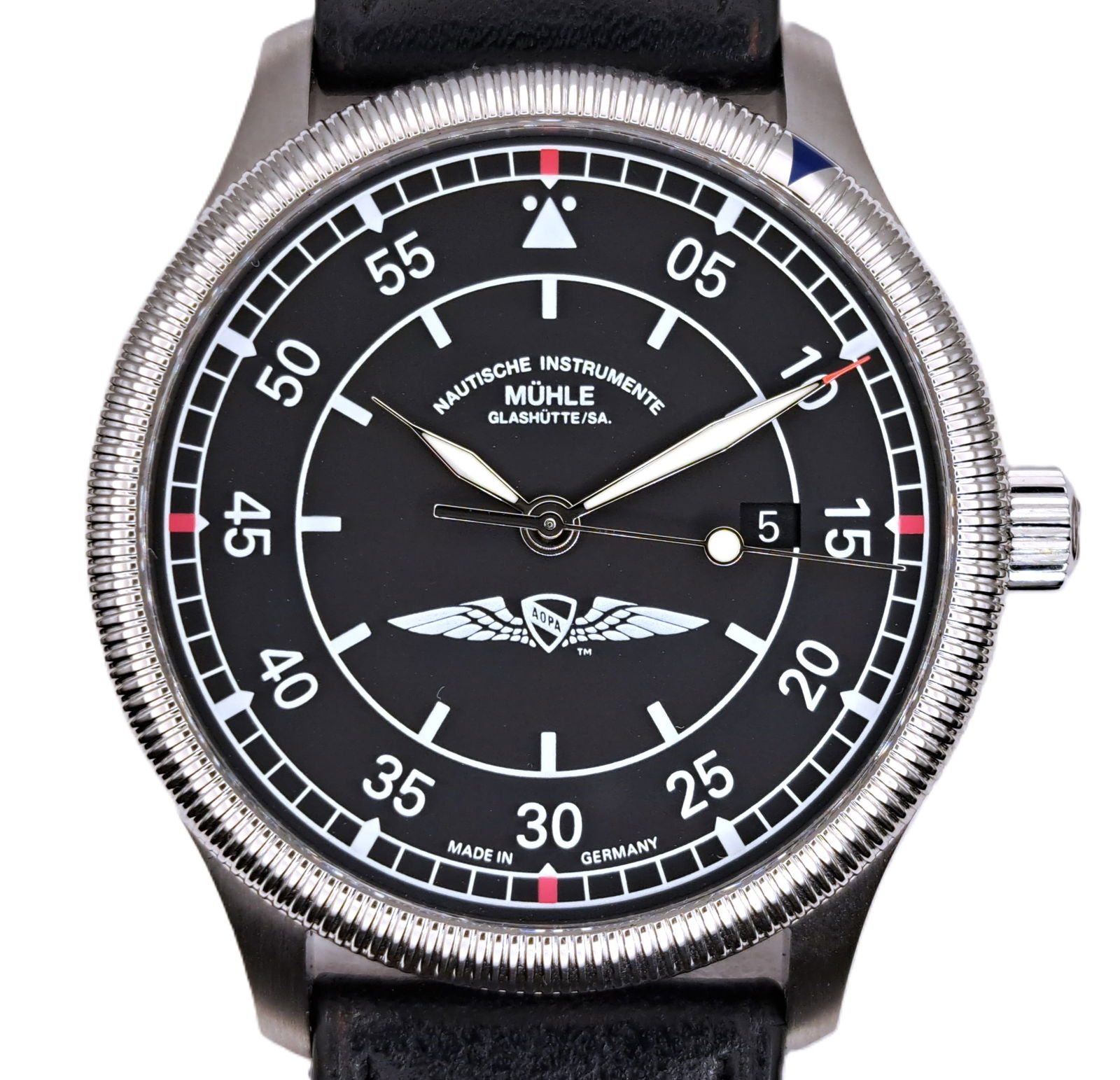 Scarce Limited Edition Muhle Glashutte AOPA Aerosport 109/200 Mens Wrist Watch (1 of 6)