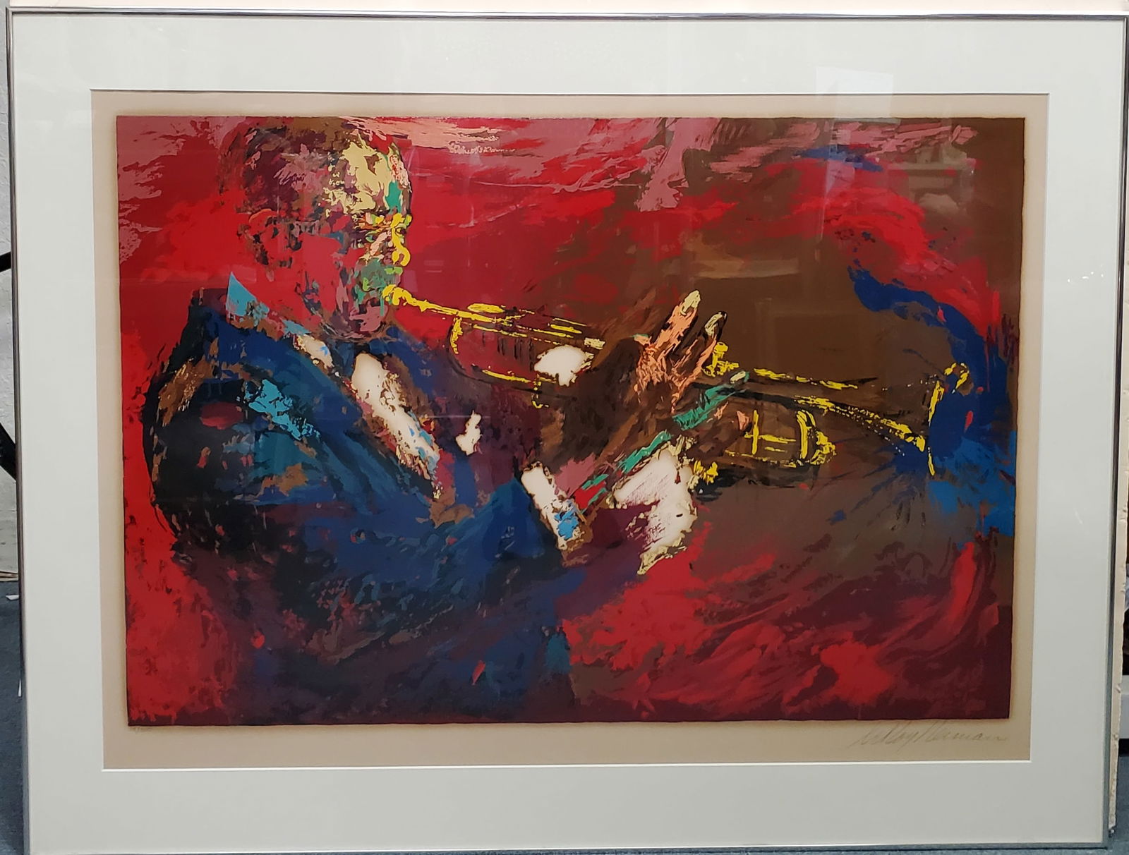 LeRoy Neiman Satchmo Louis Armstrong Serigraph ed300 Limited Edition Pencil Signed (1 of 7)