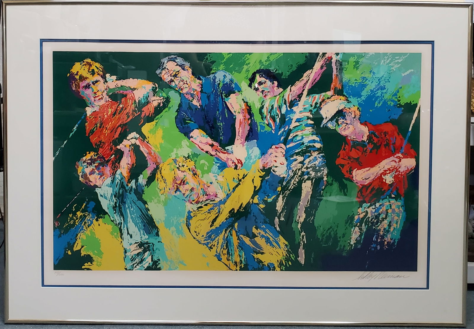 LeRoy Neiman Serigraph Pencil Signed Golf Winners ed500 Limited Edition (1 of 6)