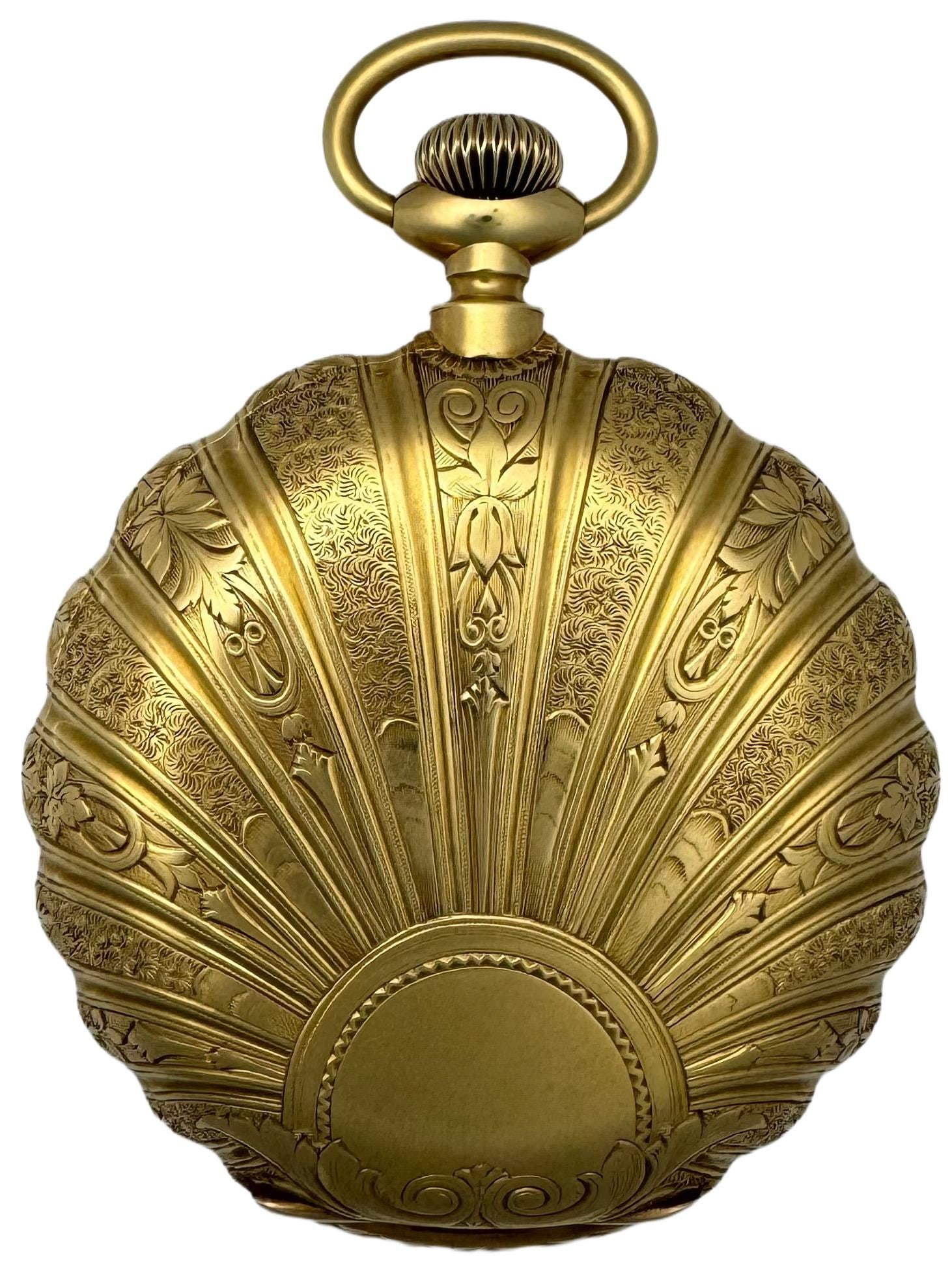 Rare Patek Philippe Guillaume Balance Extra 18k Gold Chronometer Pocket Watch Original Case Matching (1 of 16)