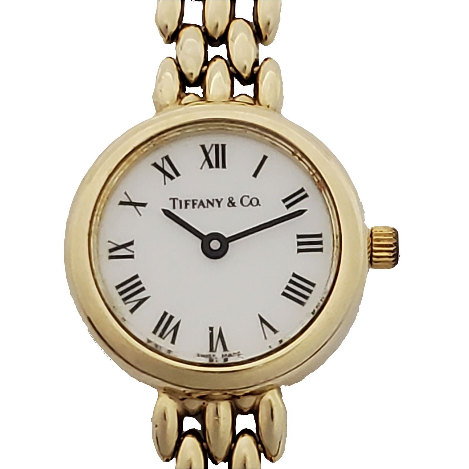 Tiffany & Co 14k Gold French Hallmarks Ladies Working Wrist Watch w Box (1 of 10)