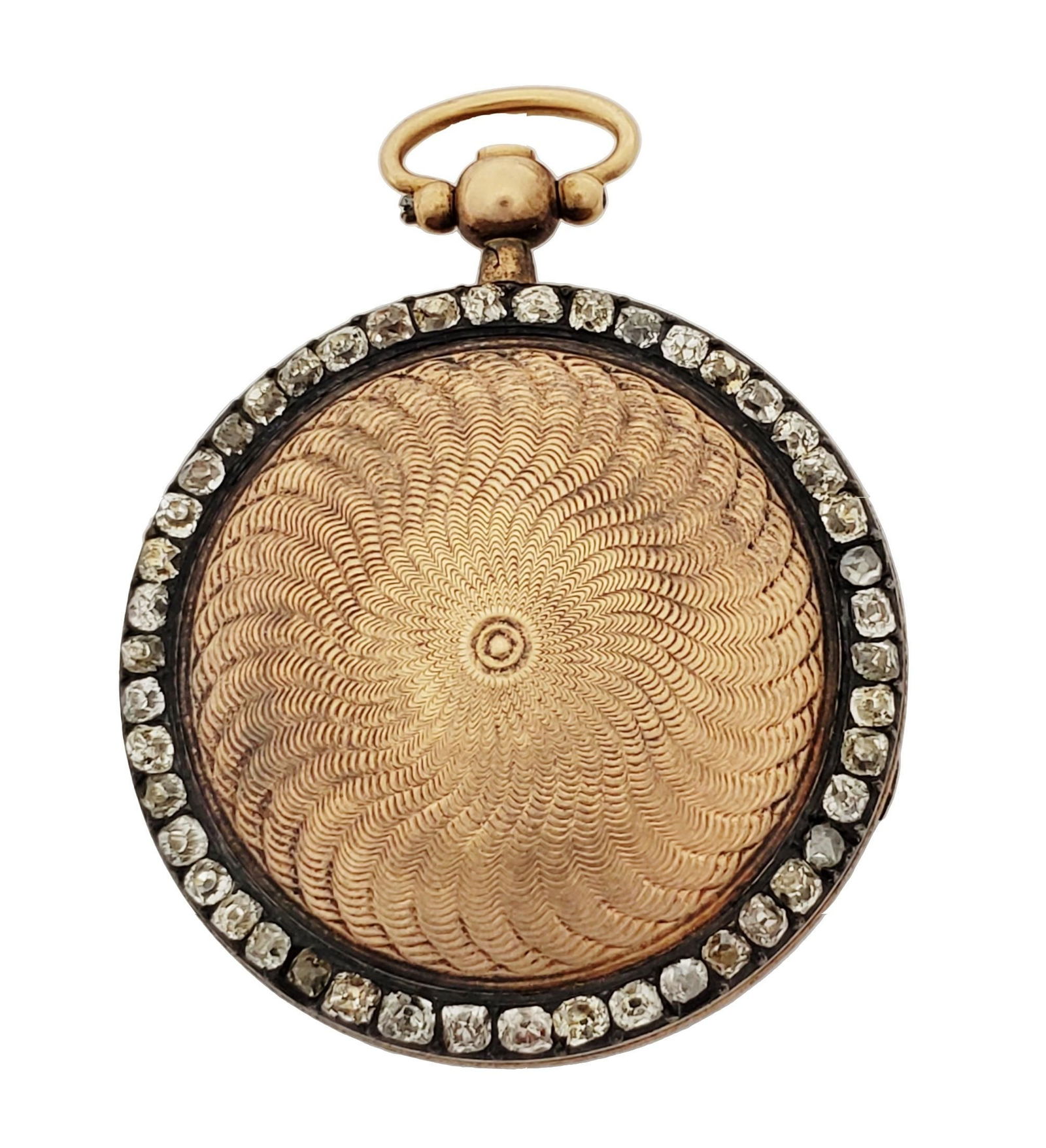 Possibly Historic 5ctw Diamond 18k Gold Keywind Antique 1825 Pocket Watch Hess Fine Art (1 of 7)