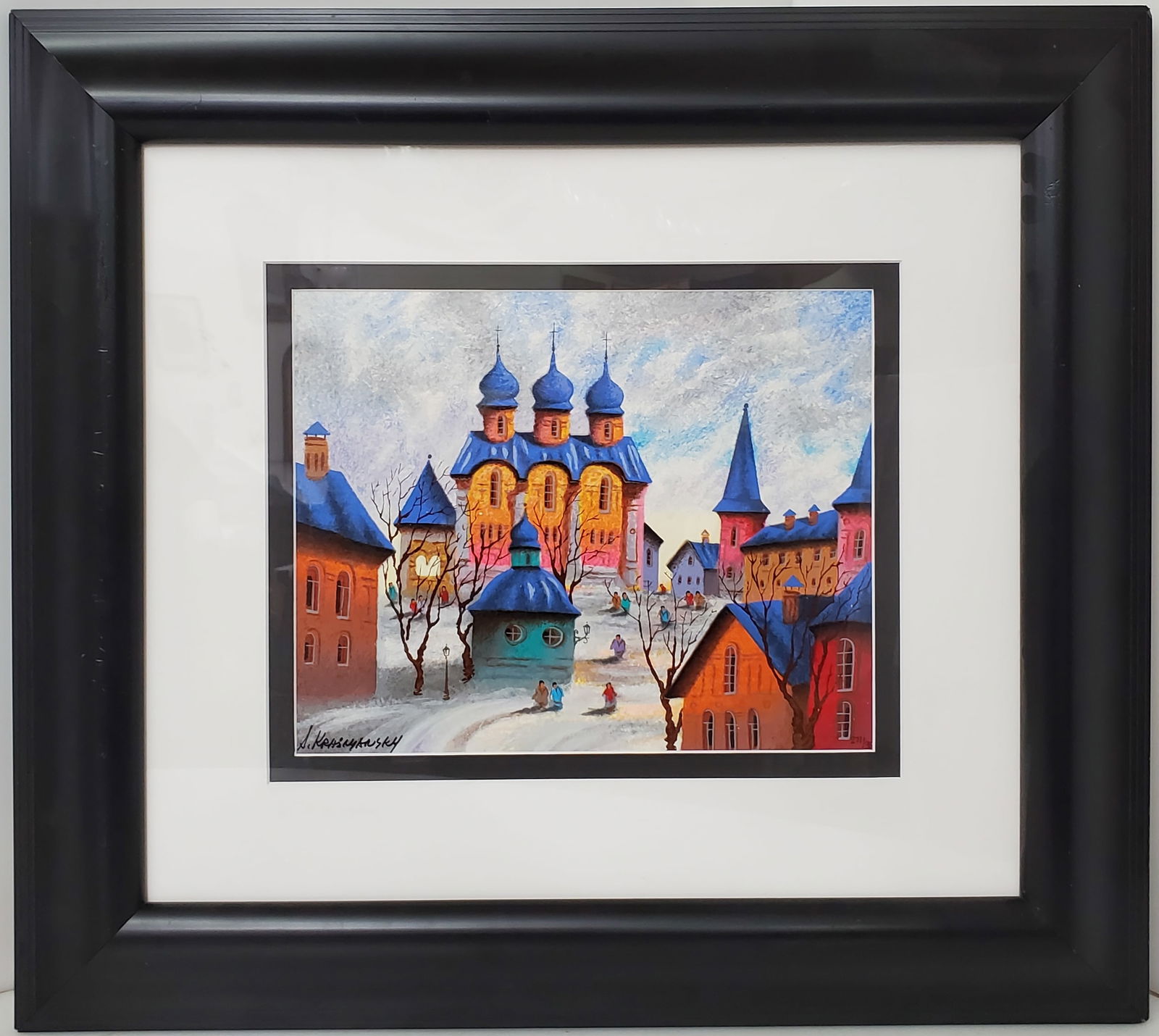 Anatole Krasnyansky Grey Day Russia II Serigraph ed350 (1 of 8)