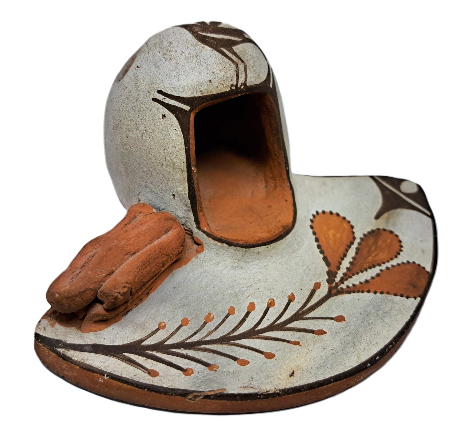 Mystery Acoma Southwestern Pottery Decorated Possible Miniature Dwelling Kiln Unknown Unidentified: Described by:Ayanna HFA VX NFD Title:Mystery Acoma Southwestern Pottery Decorated Possible Miniature Dwelling Kiln Unknown Unidentified Unsigned Description: Mystery Acoma Southwestern Pottery Decorat