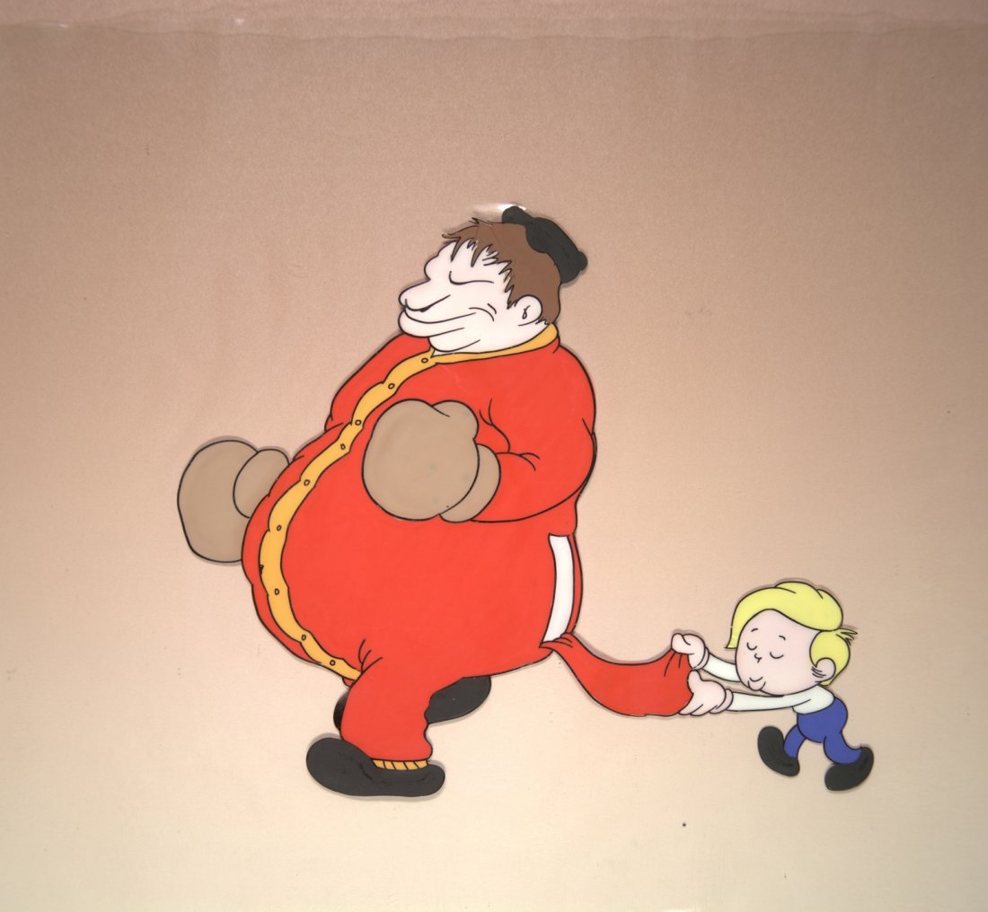Mickey’s Gala Premiere: Wallace Beery and Jackie Cooper: Mickey’s Gala Premiere: Wallace Beery and Jackie Cooper Walt Disney Studios Circa 1933 Hand Painted Animation Cel Sold on Behalf of the University of South Florida Libraries Museum Charles Mahan Col