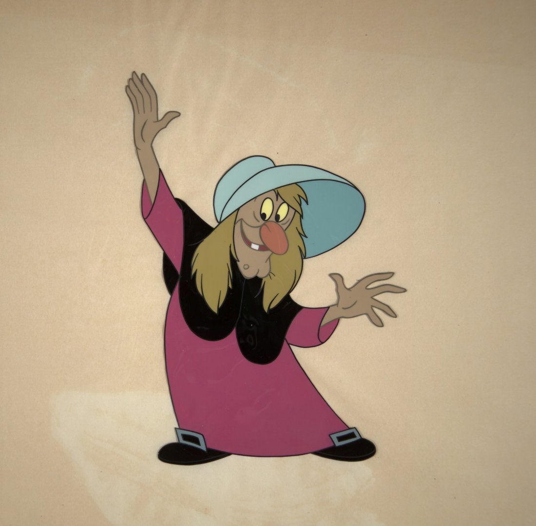 Trick or Treat: WITCH HAZEL Walt Disney Studios 19: Trick or Treat: WITCH HAZEL Walt Disney Studios 1952 Hand Painted Animation Cel Sold on Behalf of the University of South Florida Libraries Museum Charles Mahan Collection of Original Animation Cels