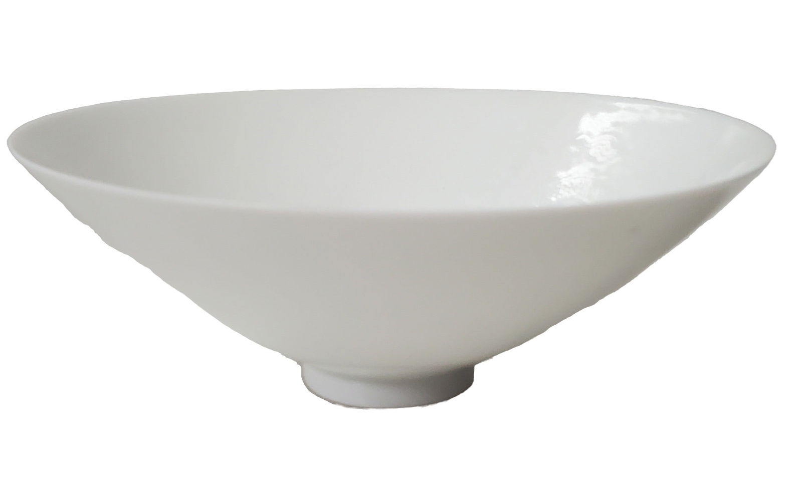 Very Zen Chinese Imperial Dragon Relief Blanc de Chine Eggshell Porcelain Pedestal Bowl Fitted Box (1 of 11)