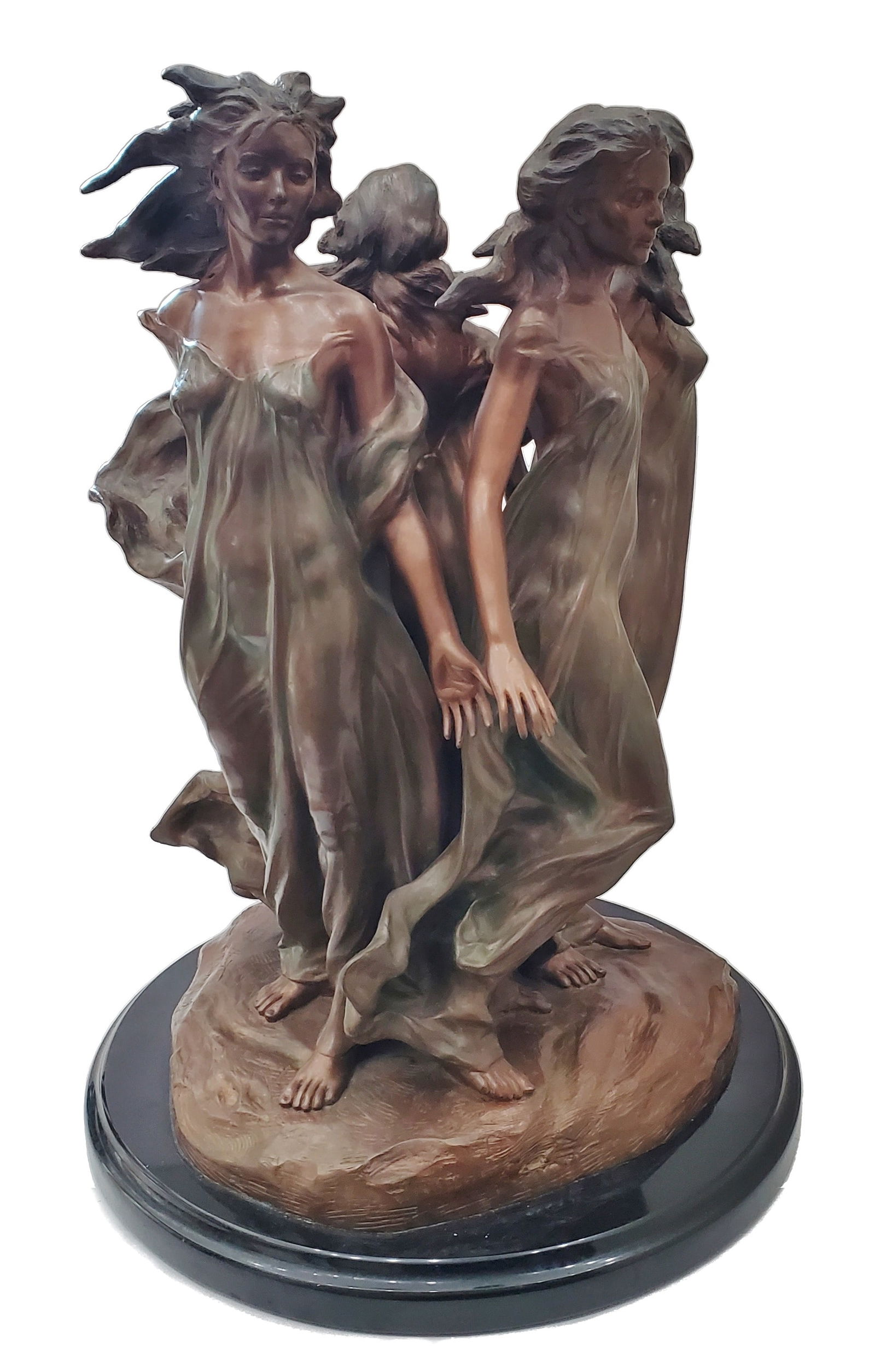 Large Frederick Hart Bronze Daughters of Odessa Group Sculpture Statue ed110 (1 of 8)