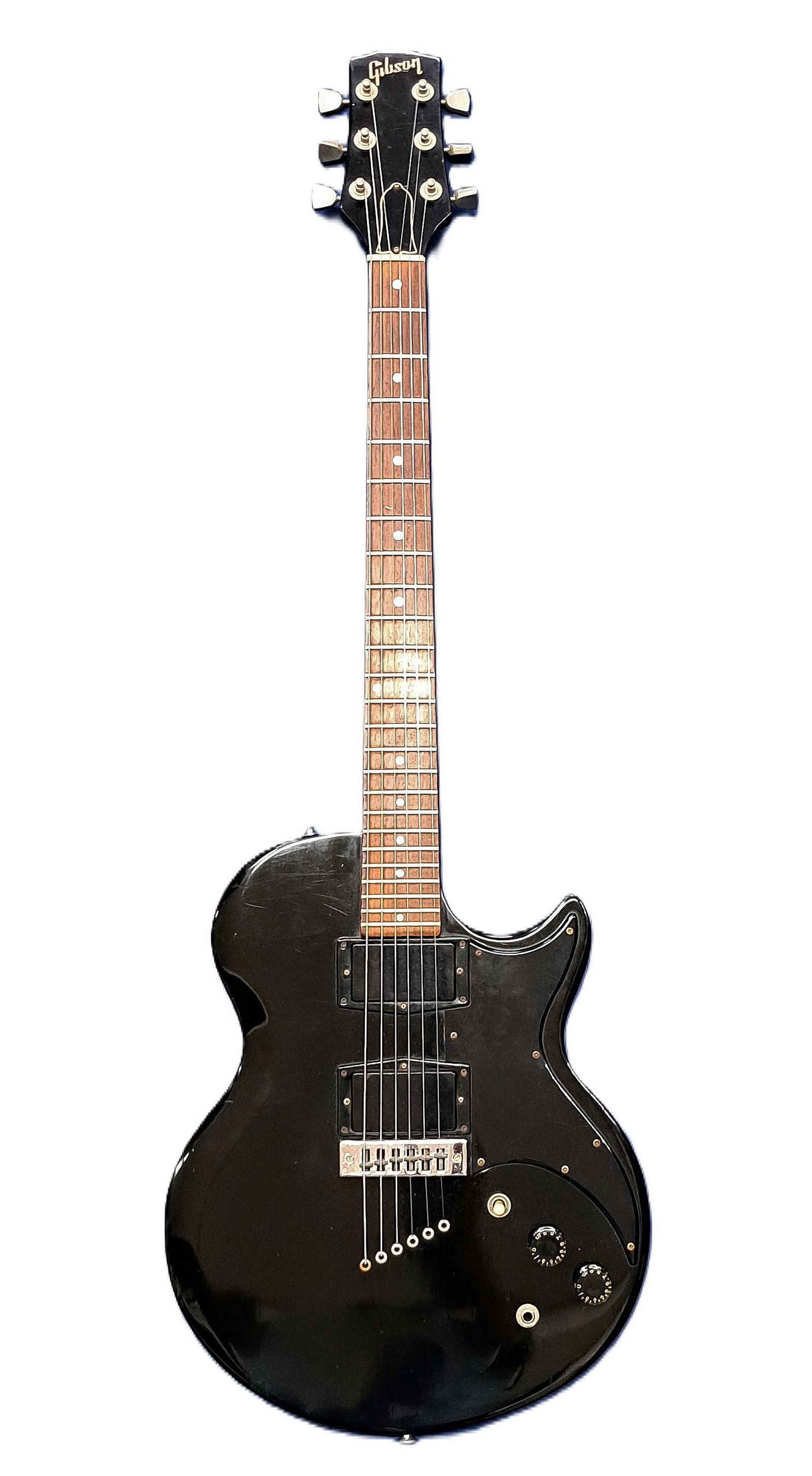 Vintage 1977 Gibson L6-S Deluxe Black Solid Body American Made Electric Guitar w/ Hard Case (1 of 16)