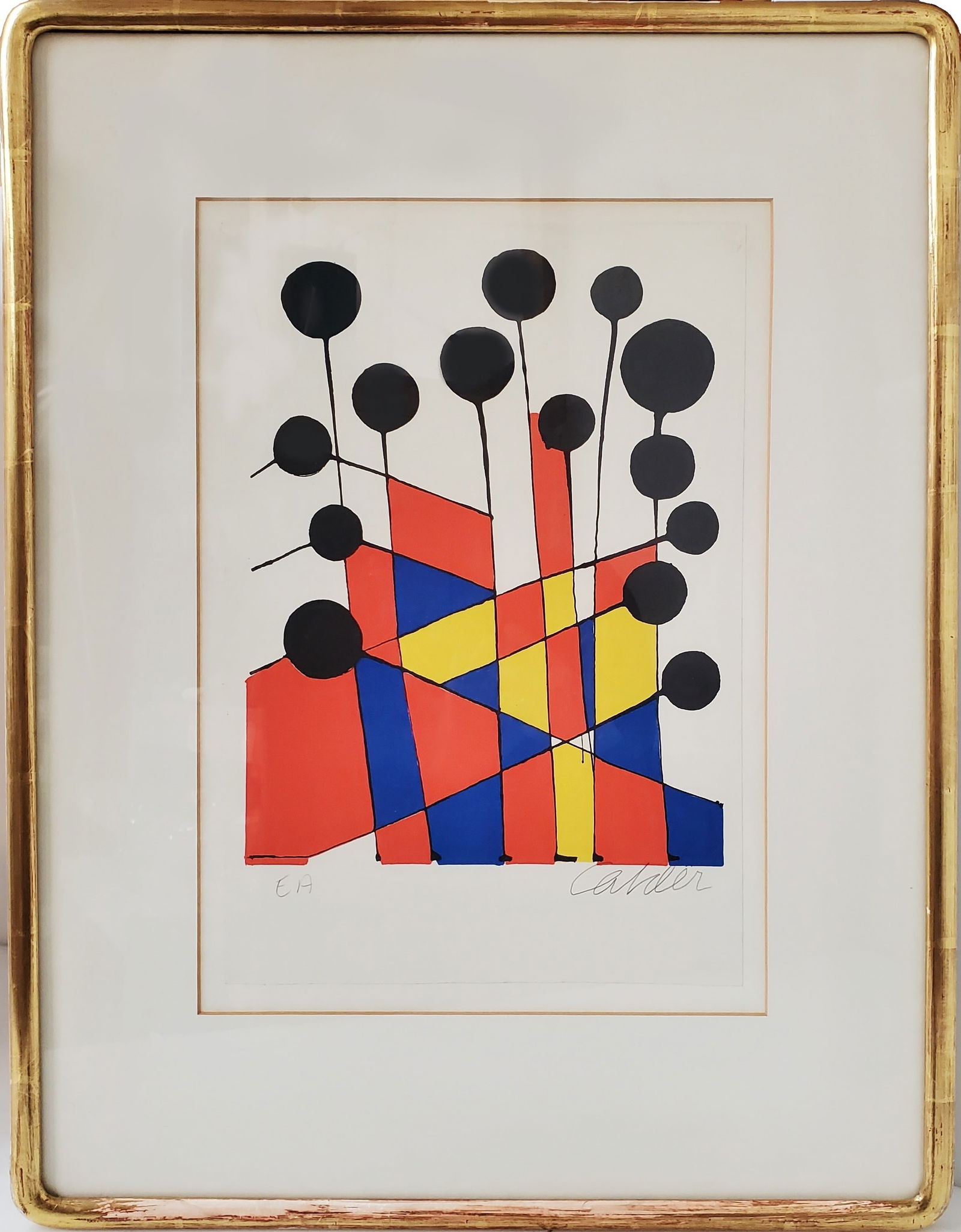 Alexander Calder Balloons Pencil Signed Artists Proof Lithograph (1 of 5)