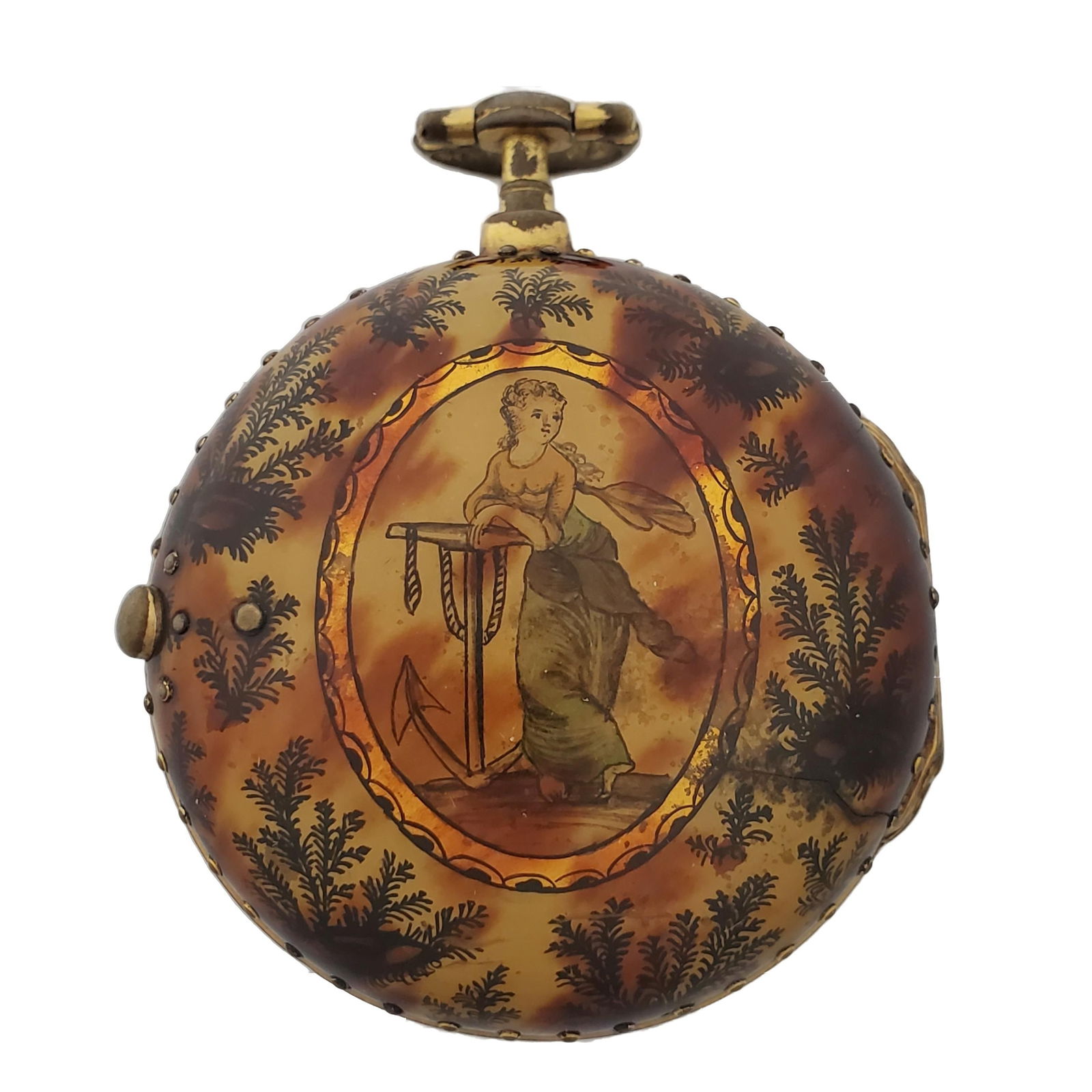 Circa 1814 Woodworth of London Verge Fusee Fancy Sea Mariner Watch: Described By: Michelle NTDD 60924 Title: Circa 1814 Woodworth of London Verge Fusee Fancy Sea Mariner Watch Description: Circa 1814 Woodworth of London Verge Fusee Fancy Sea Mariner Watch. Pa