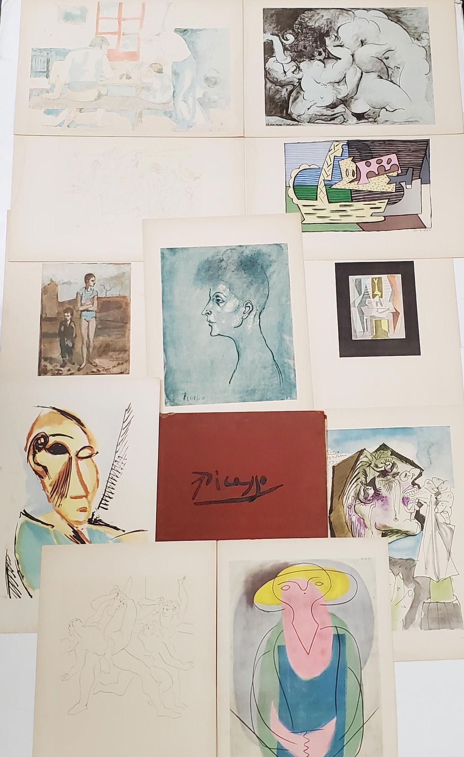 After Pablo Picasso Folio 11 Prints Vintage (1 of 10)