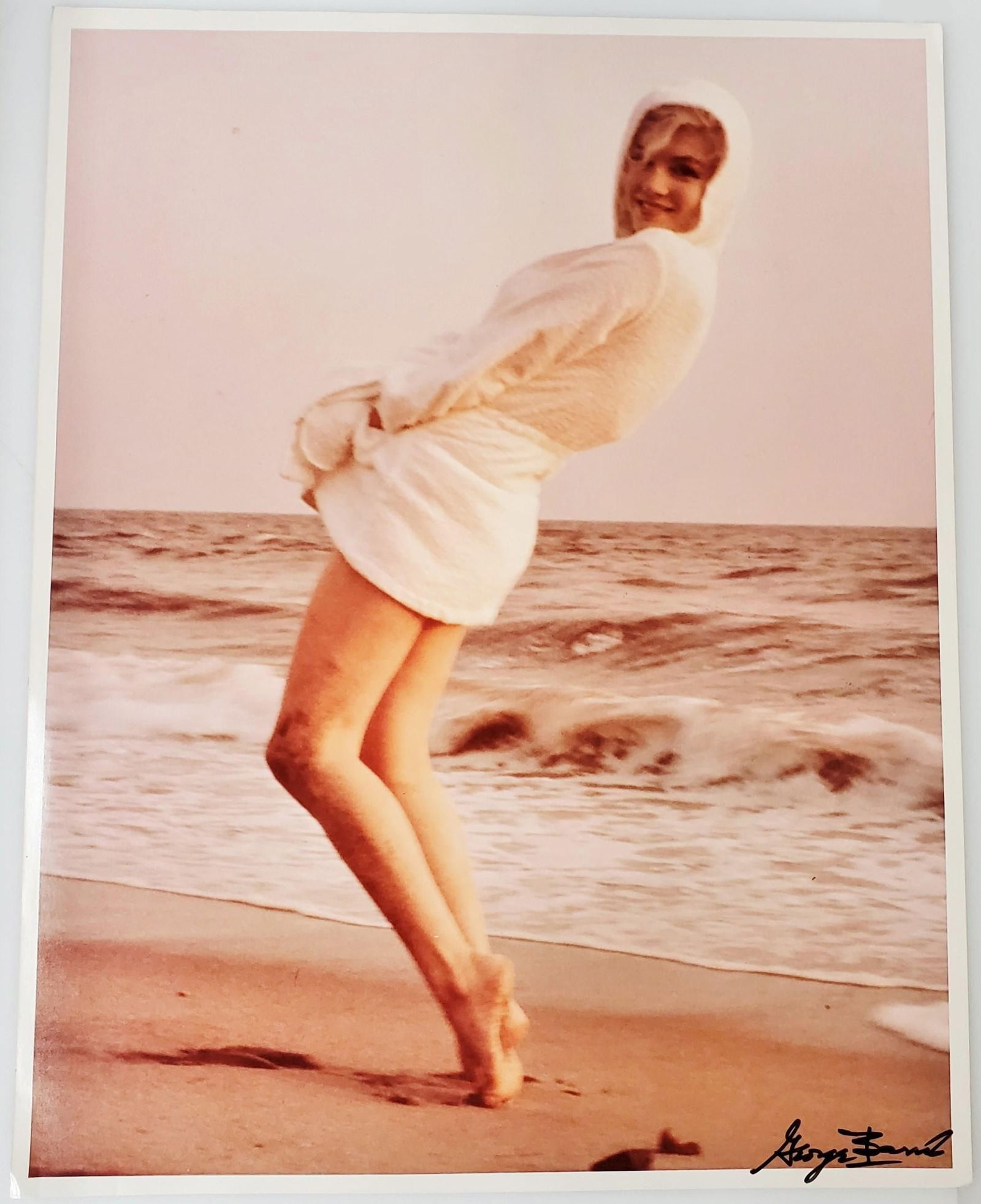 Marilyn Monroe Color Portrait Photograph The Last Shoot George Barris Signed Weston 1987 (1 of 7)