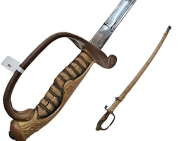 WWII Japanese Army Officer’s Parade Sword Ceremonial Saber W/ Scabbard