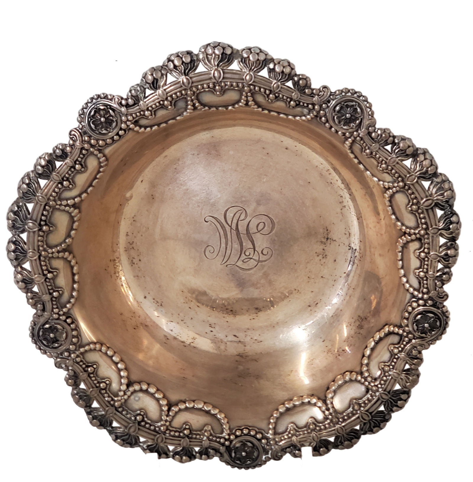 Tiffany & Co Sterling Silver Rare Garland Pattern 18780F Bowl: Described By: Michelle NOMD 62901 Title: Tiffany & Co Sterling Silver Rare Garland Pattern 18780F Bowl Description:Tiffany & Co Sterling Silver Rare Garland Pattern 18780F Bowl Hallmarks or Signature: