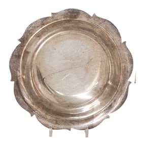 Sterling Silver 14.44ozt Tiffany & Co Bowl Cool Scalloped Edge No Mono