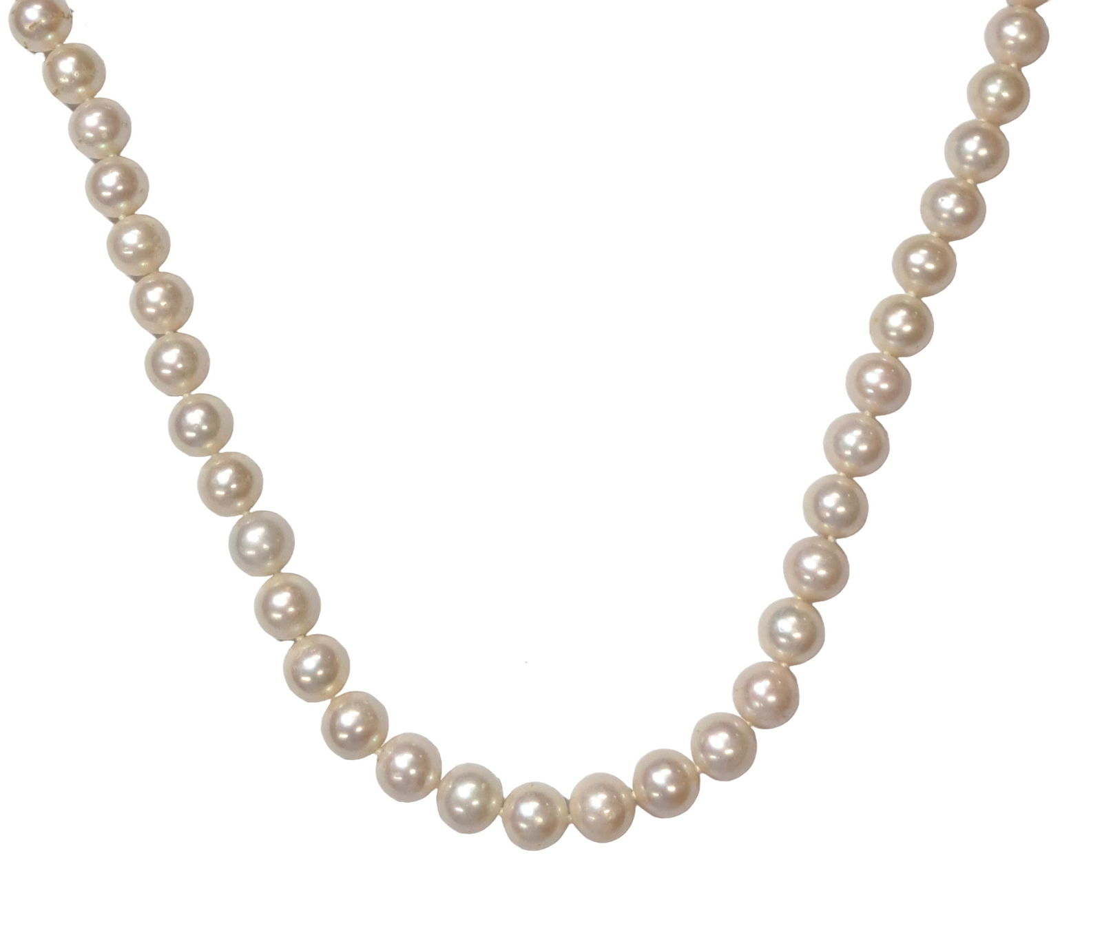 Bailey Banks & Biddle 14k Yellow Gold Rare 9mm Size Akoya Pearl Diamond Necklace (1 of 8)