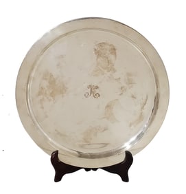 Tiffany & Co Makers 23368 Sterling Silver Serving Tray Charger Plate 18.52ozt