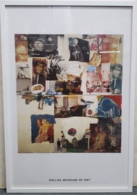 Robert Rauschenberg Dallas Museum of Art Exhibition 35x25in See More Same FL Collection This Sale