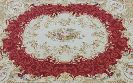 Handmade Aubusson Carpet Rug Large 12 X 9ft