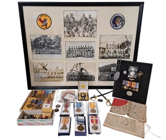 Marine Corps WWII Korea Officer Aviator Pilot Medals Maps Photos Collection Archive Estate Discovery