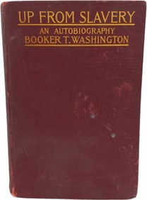 1901 Booker T Washington Up From Slavery Ex Libris Fannie May Sargent Kentucky Autobiography Book