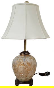 Vintage Phoenix Consolidated Love Birds Vase Lamp Art Deco Asian Motif Base and Finial Lalique Influ: Described By:Michelle HFA VX NFOD Title: Vintage Phoenix Consolidated Love Birds Vase Lamp Art Deco Asian Motif Base and Finial Lalique Influence Description:Vintage Phoenix Consolidated Love Birds Va