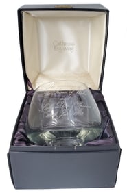 Caithness Scotland Etched Crystal Glass Lady Diana & Prince of Wales Marriage Commemorative St Pauls