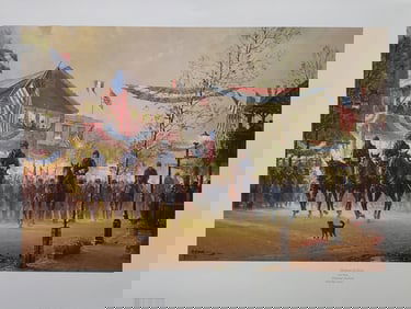 National Archives Civil War Series G Harvey Limited Edition Large Print COA