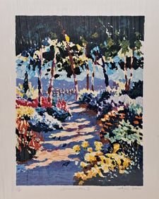 Hazel Soan Hand Signed Summertime II Limited Edition Numbered Serigraph Print