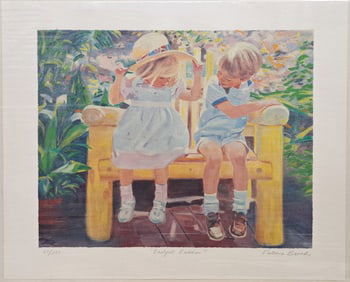 Victoria Brooks Hand Signed Bashful Buddies Limited Edition Numbered Lithograph Print