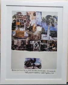 Large Robert Rauschenberg Edison Community College Gallery of Fine Art Ft Myers FL Y2K 2000 Museum