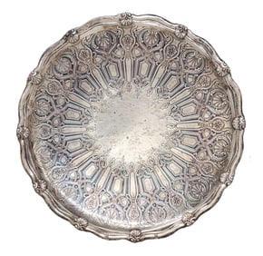 Tiffany & Co Sterling Silver Pedestal Cake Stand 32.52ozt No Mono