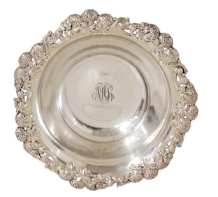 Sterling Silver 17.65ozt Tiffany & Co Clover Bowl 10 in
