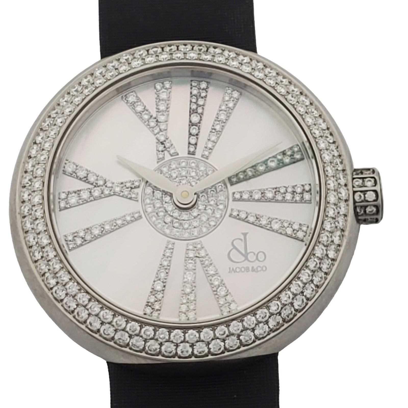 Jacob & Co Brilliant MOP Diamond Limited Edition 999 Pieces Ladies Watch Box: Described By:Michelle NFEDD 63202 Title:Jacob & Co Brilliant MOP Diamond Limited Edition 999 Pieces Ladies Watch Box Description: Jacob & Co Brilliant MOP Diamond Limited Edition 999 Pieces Ladies Wat