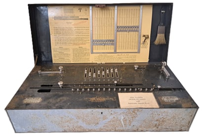 The Millionaire Calculator Hans W Egli Antique Calculating Machine No. 1751 c. 1910s