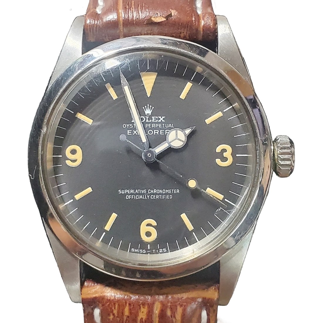 Iconic Rolex Explorer 1016 Mens Vintage 26j Automatic Oyster Perpetual Wrist Watch 1960s (1 of 12)