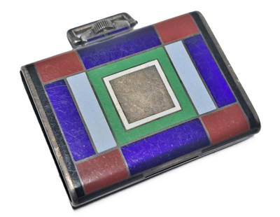 Heavy Very Art Deco Enamel 925 Sterling Silver Fresard Square Pocket Watch Running 1920s: Described By:Dillon 64673 NODD Title:Heavy Very Art Deco Enamel 925 Sterling Silver Fresard Square Pocket Watch Running 1920s Description: Heavy Very Art Deco Enamel 925 Sterling Silver Fresard Square