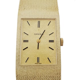 Rarely If Ever Worn 14k Gold Omega Mid Century Vintage Mens Watch Box