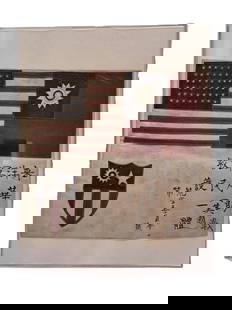 Historic Leather Blood Chit From Orig Family Member Pacific Theater Wwii Mechanic Flying Tiger Rag: Described By:  Rachel HFA CNX 0208 0497  Title:  Historic Leather Blood Chit From Orig Family Member Pacific Theater WWII Mechanic  Description:  This blood chit is set into a plastic shadow box