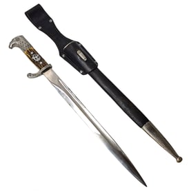 Wwii German Full Length Police Bayonet Knife P.D. Lüneschloss S.D.Iv. 248