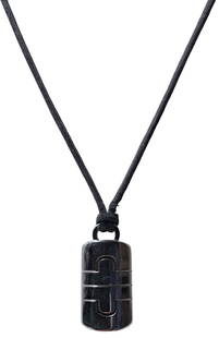 Bvlgari 18K White Gold Large Parentesi Pendant Corded Necklace 19 Inches: Described & Photographed By: Liz 64965 NFDDD Title: Bvlgari 18K White Gold Large Parentesi Pendant Corded Necklace 19 Inches Description:Bvlgari 18K White Gold Large Parentesi Pendant Corded Necklace